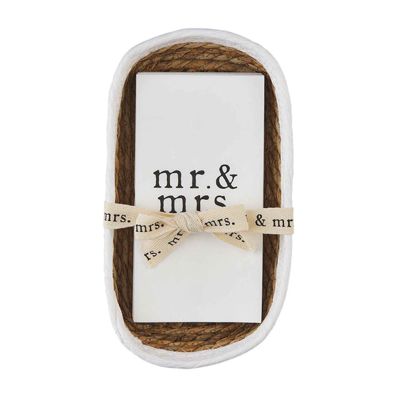 Mr. and Mrs. Guest Napkin Set
