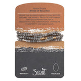 Scout Stone Wrap Bracelet & Necklace in One