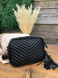 Margo Quilted Camera Bag with Tassel