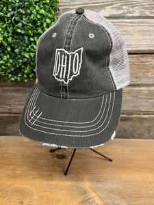 Ohio Embroidered Trucker Hat
