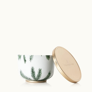 THYMES Frasier Fir Candle Tin With Gold Lid